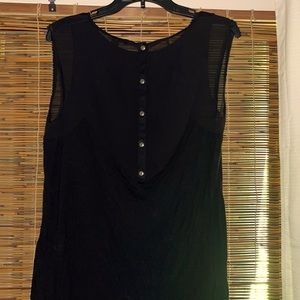 Flowy, Asymmetrical sheer button top!!🖤